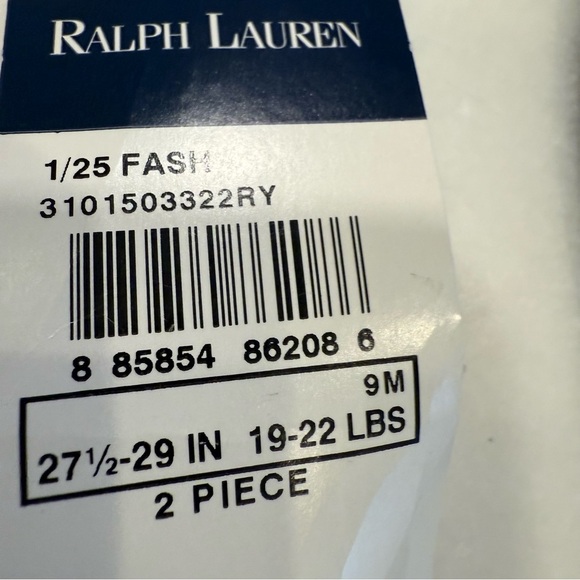 Ralph Lauren Baby Girl Ruffle Dress Light Pink Size 9M, 2 Pcs NWT - Picture 5 of 9